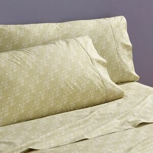 J.Crew Liberty London King Sheet Set Capel Floral Cotton NWT Limited Sage Green